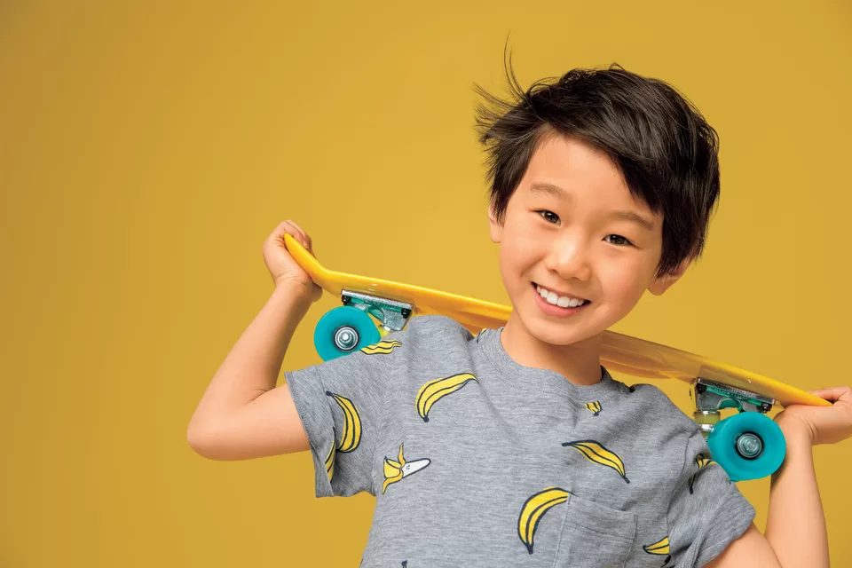 笑顔の男の子